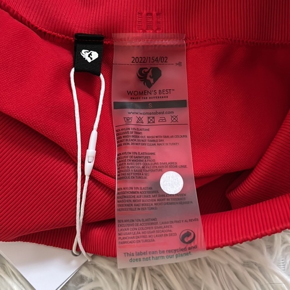 Women’s best Power Seamless Cycling Shorts red size Small - Picture 8 of 10